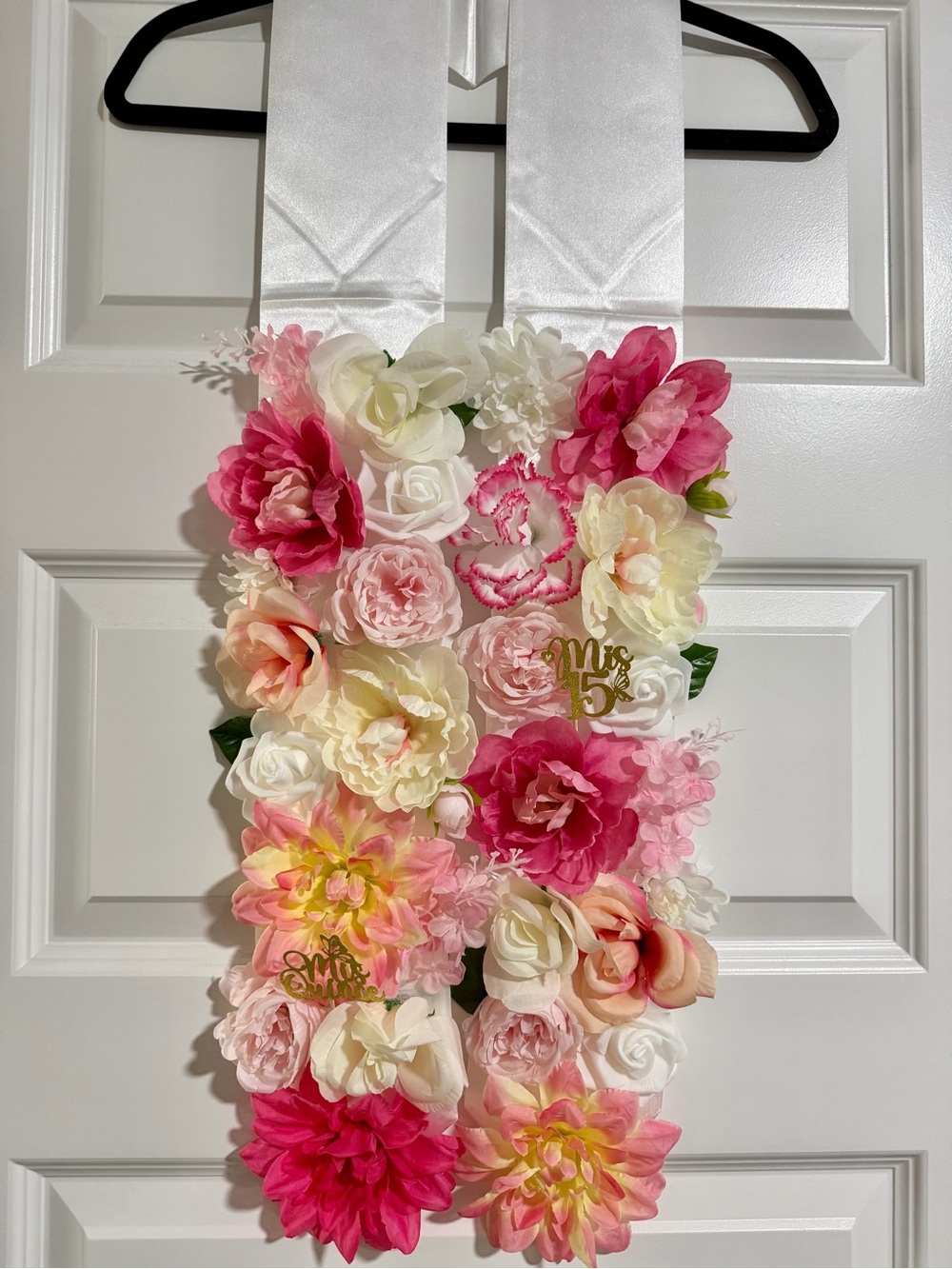 Quince floral sash/ Sunflower floral sash/lei